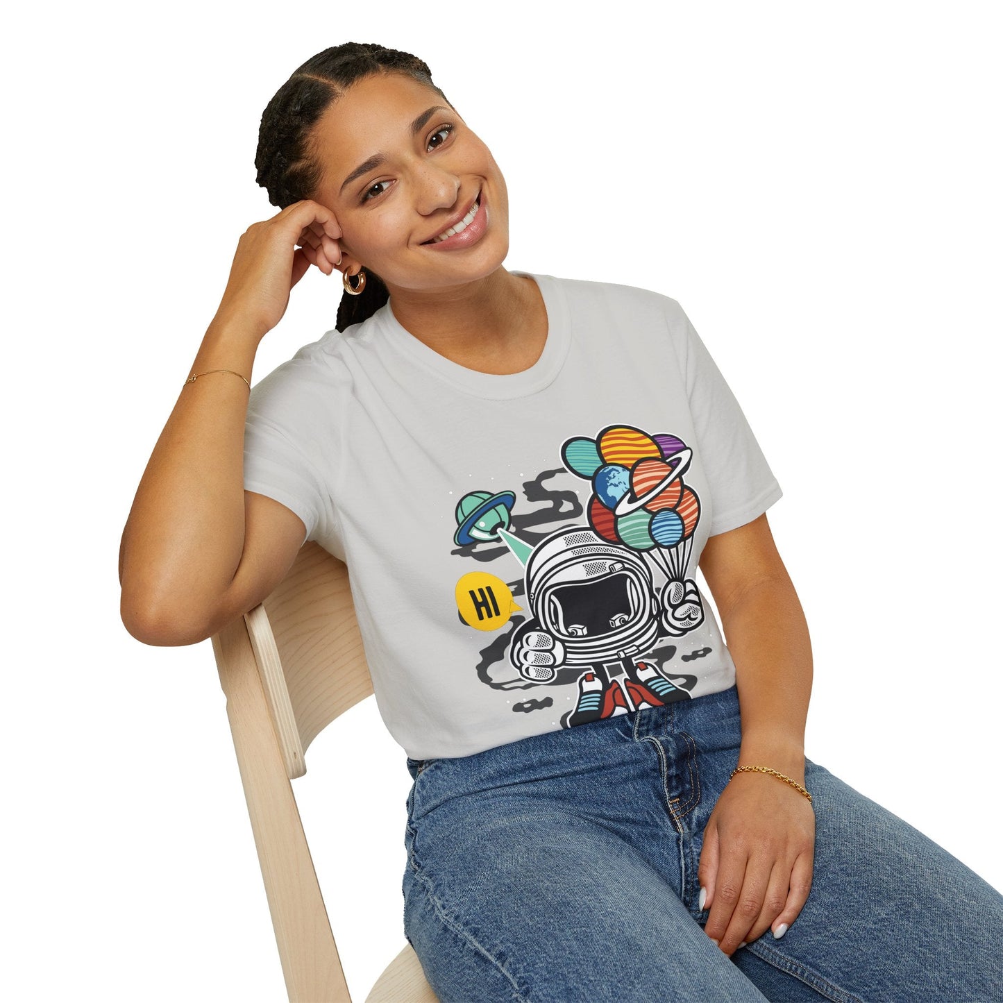 Cartoon T Shirt Animation Tee Funny Graphic Tee Gildan Softstyle 64000 Unisex Comfort