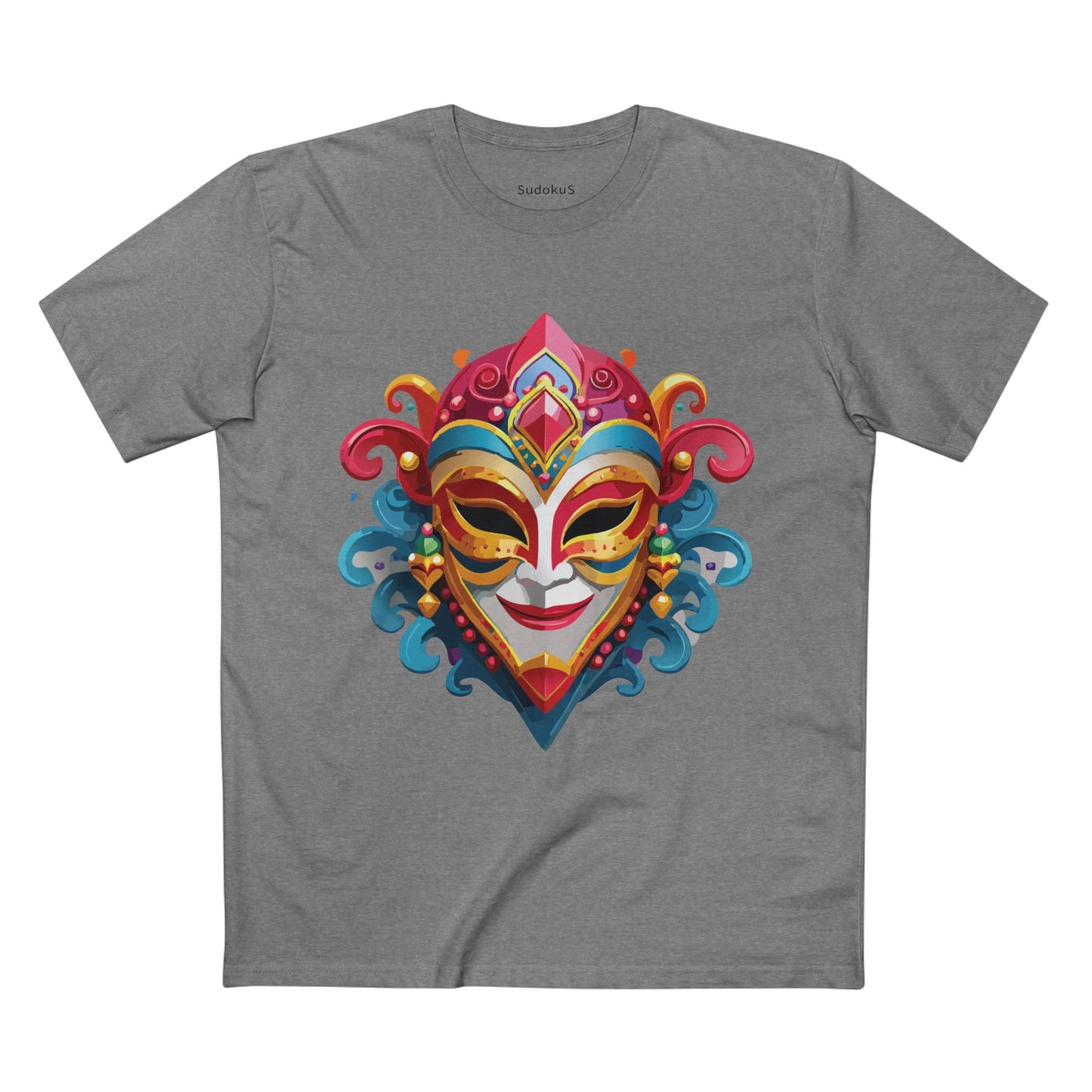 Mask Graphic Unisex 100 Cotton Staple Tee 21