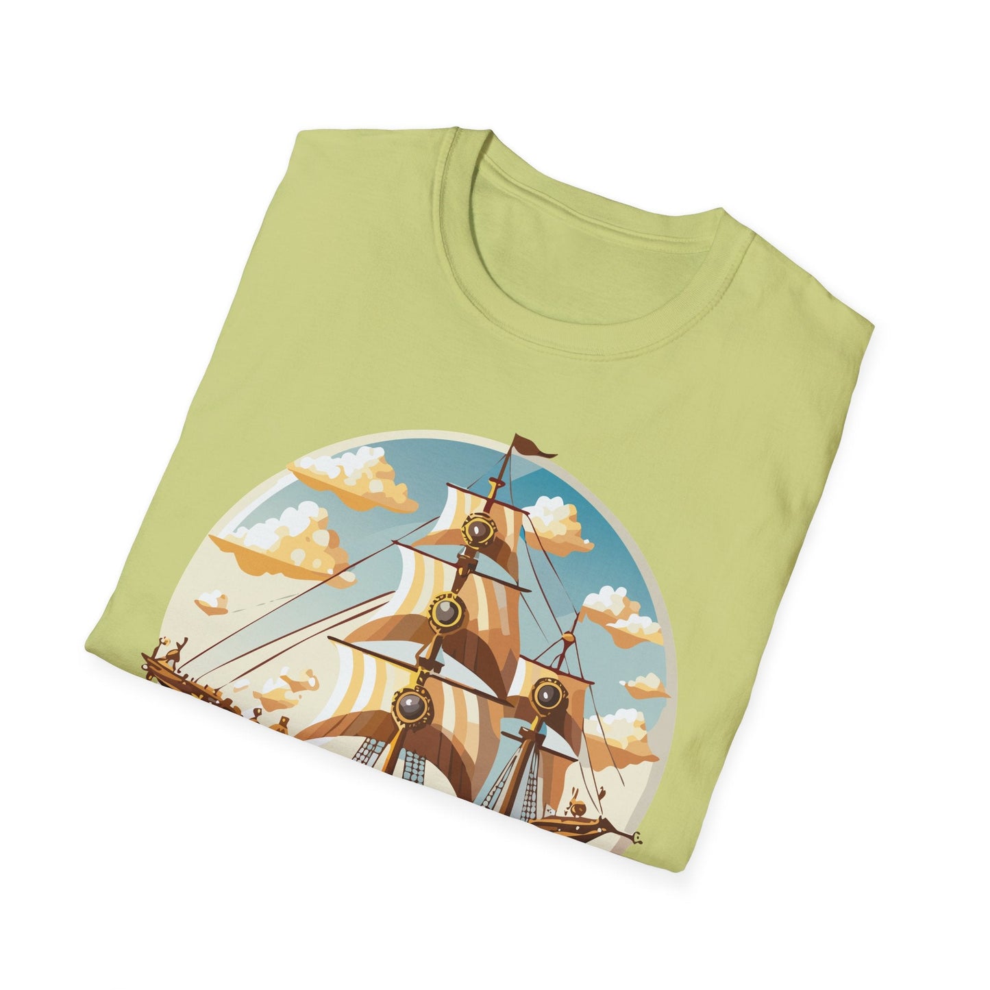 Ship T Shirt Frigate T Shirt Vessel Tee Gildan Softstyle 64000 Unisex Cotton Comfort