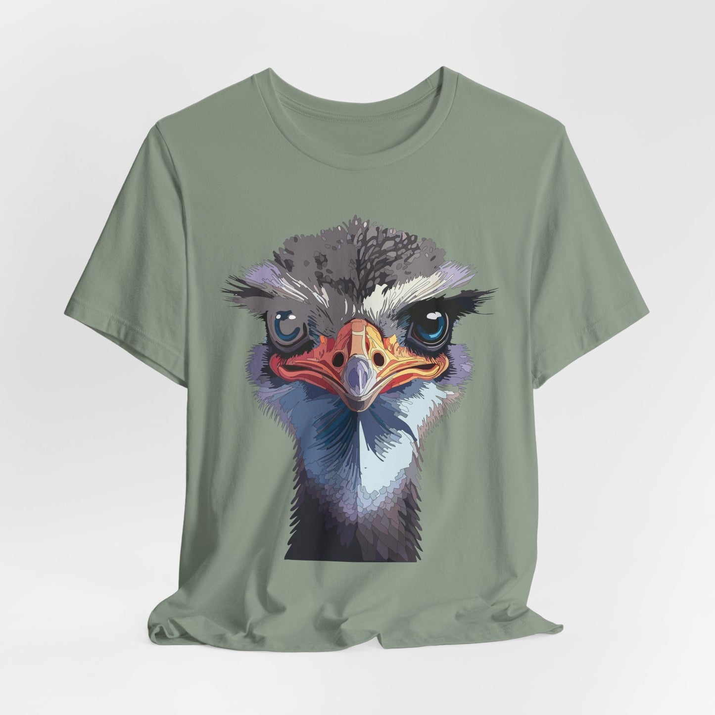 Unisex Animal Tee Shirt With Art Design Wild Animals Shirt Gildan Softstyle 64000