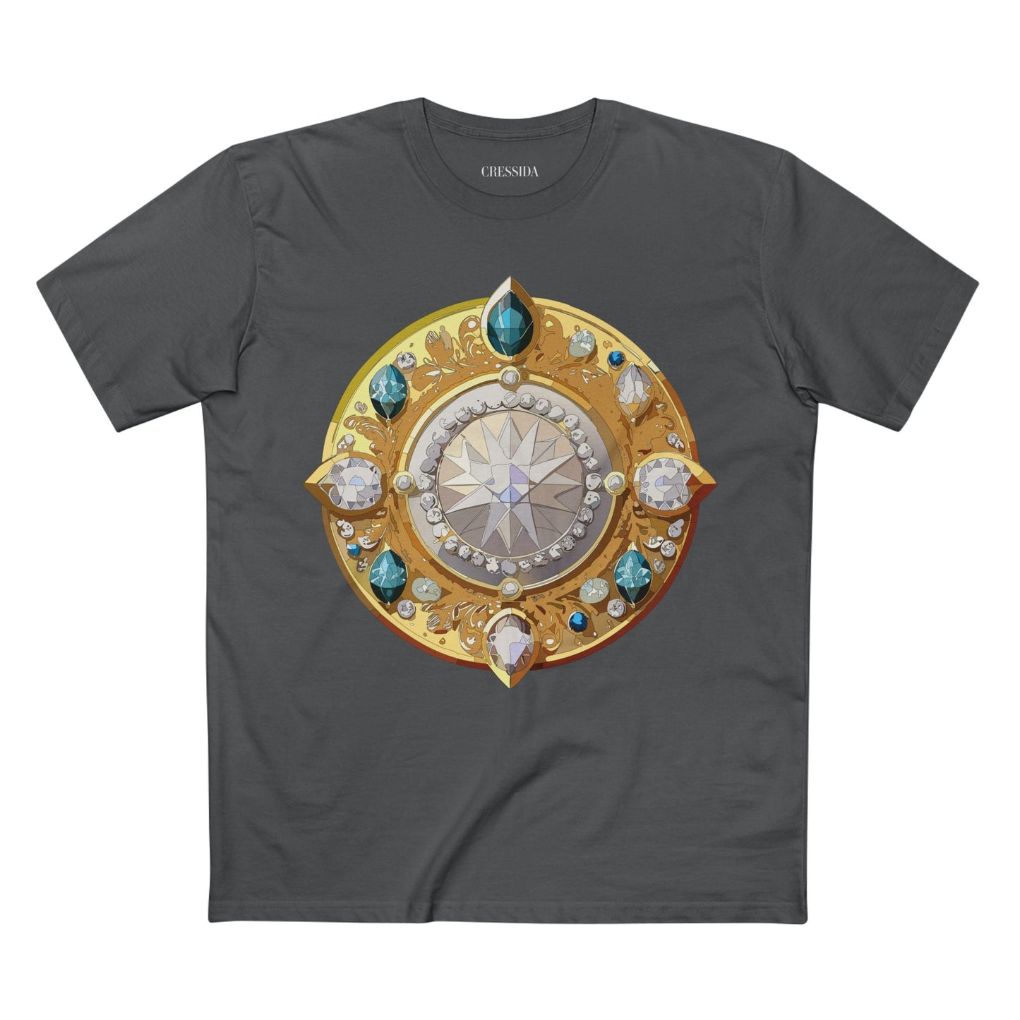 Medallion Graphic T-Shirt Unisex 100 Cotton With Gold Art Design Medal Tee 11