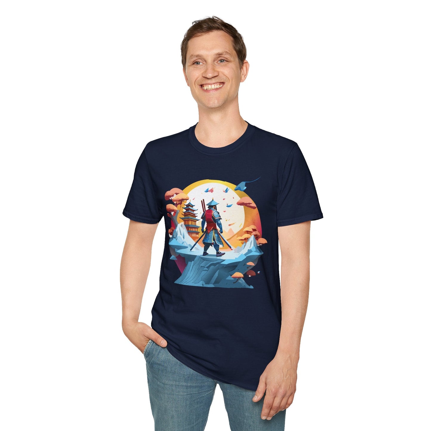 Samurai Shirt Unisex T Shirt Softstyle 64000 Gildan Tee For Everyday Comfort Durable Breathable
