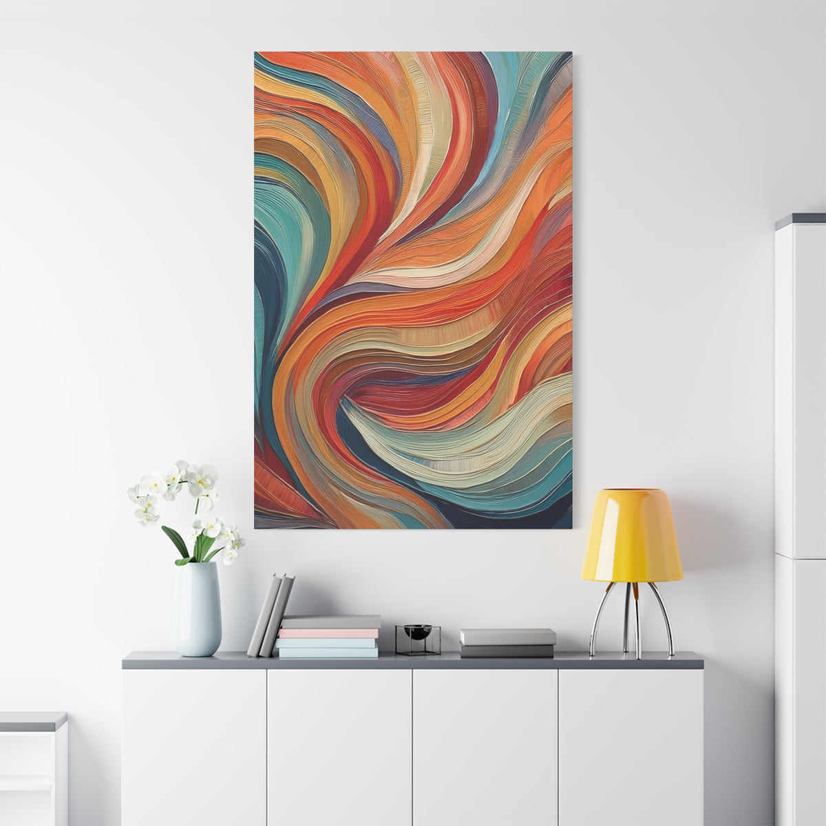 Abstract Oil Painting Print Canvas 20x24,20x30,24x30 24x32,24x36,30x40 32x48,36x48,40x60 Pine-Wood Inner Frame ABS-99