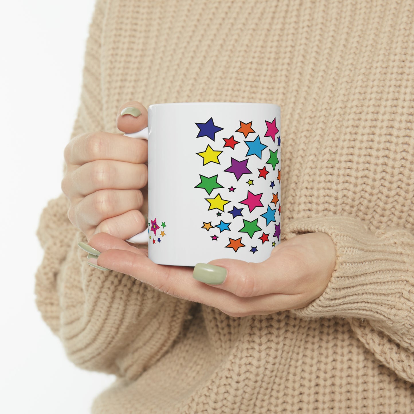 Coffee & Tea Mug with Stars print