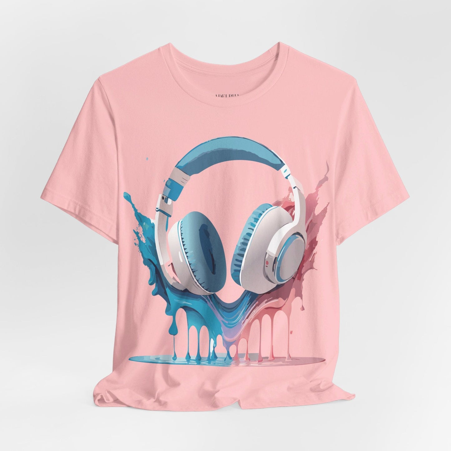 Music Graphic Unisex 100 Cotton Vintage Art with Musical Elements Tee 92
