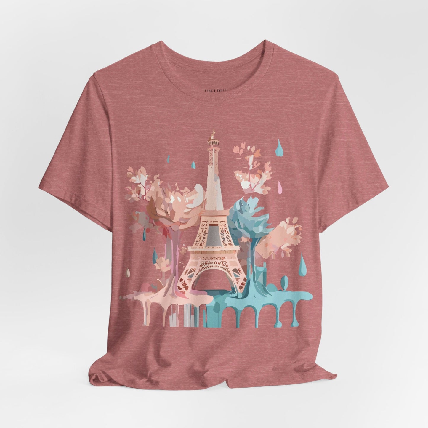 Paris Tourist Shirt Graphic Tee Unisex Vintage Inspired Art Adelpha Premium Quality