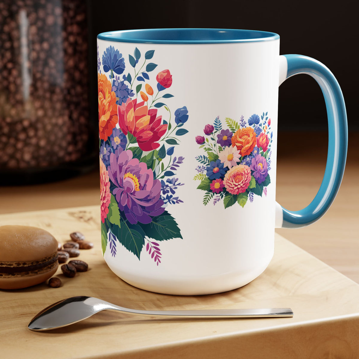 Floral Mug, Floral Cup