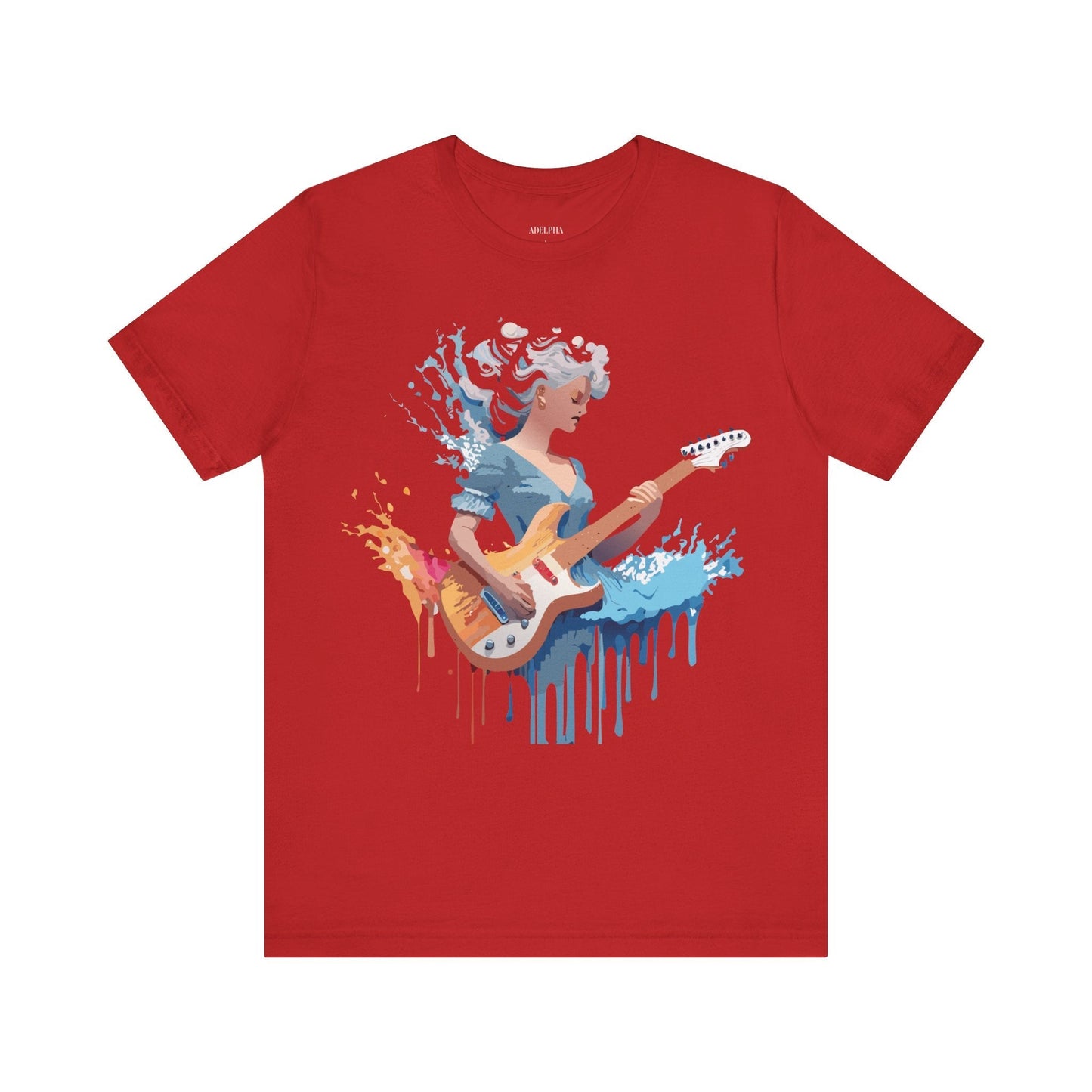 Music Graphic Unisex 100 Cotton Vintage Art with Musical Elements Tee 47