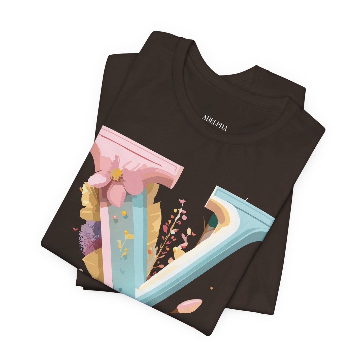 Letter Y Shirt Unisex Graphic Tee Vintage Inspired Adelpha Artwork Short Sleeve Art Design