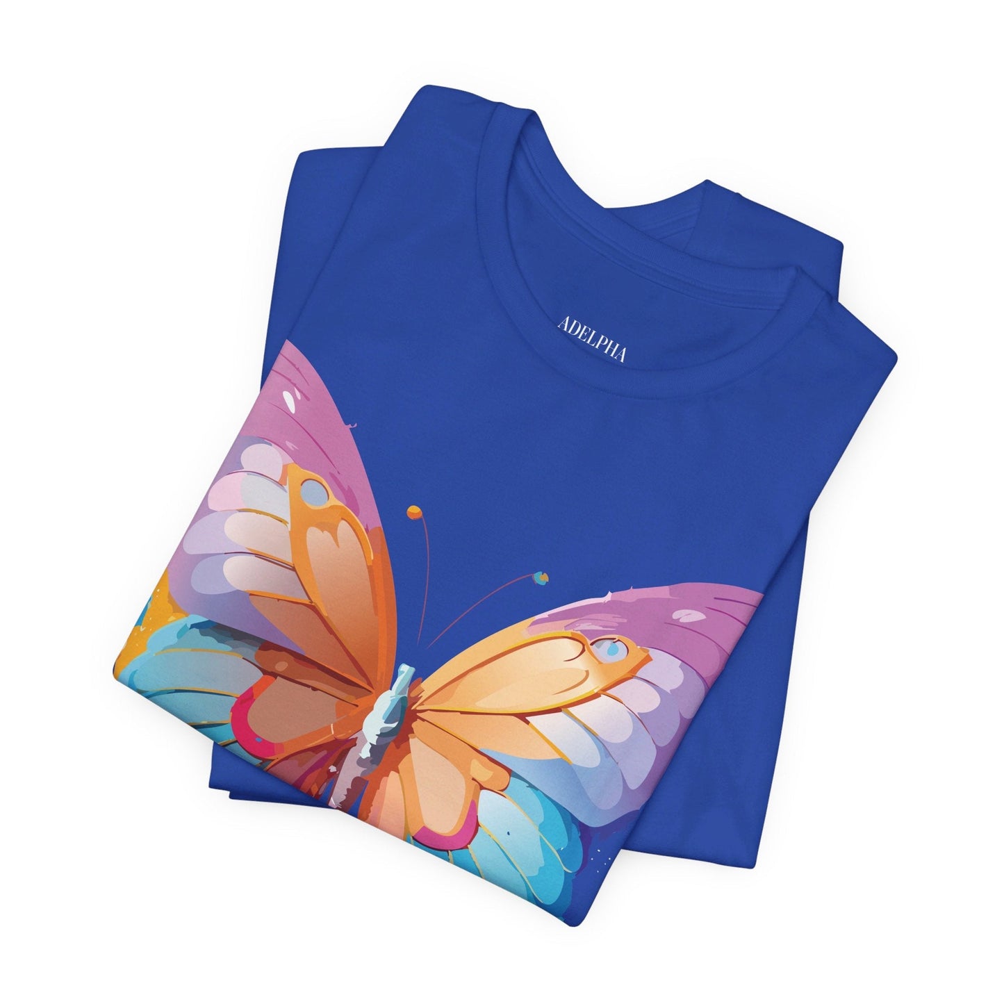Butterfly Graphic Unisex 100 Cotton Lightweight Vintage Design Jersey Tee 90