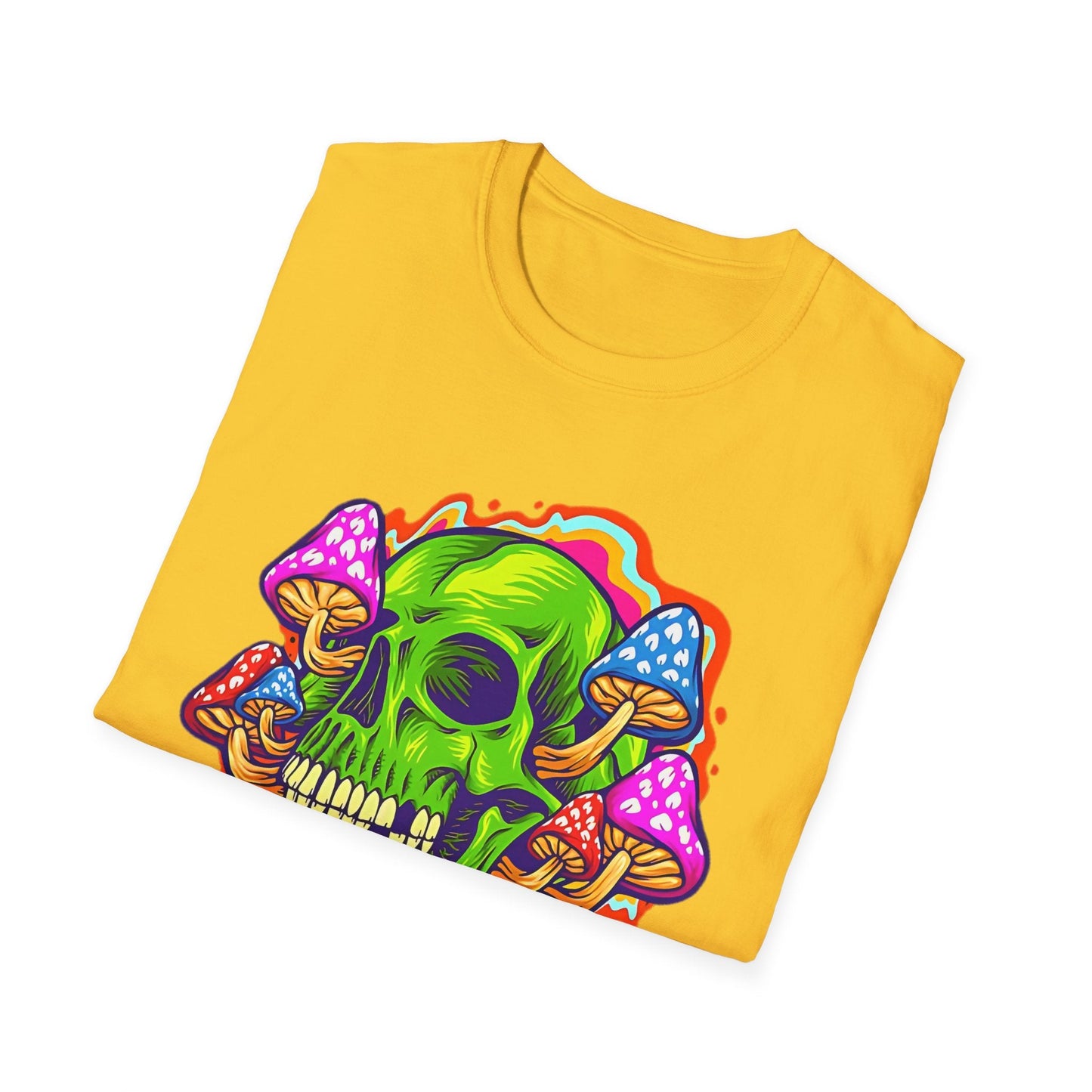 Skull Tee Shirt Unisex Skeleton Shirt With Skull Design Gildan Softstyle 64000 Cotton Tee