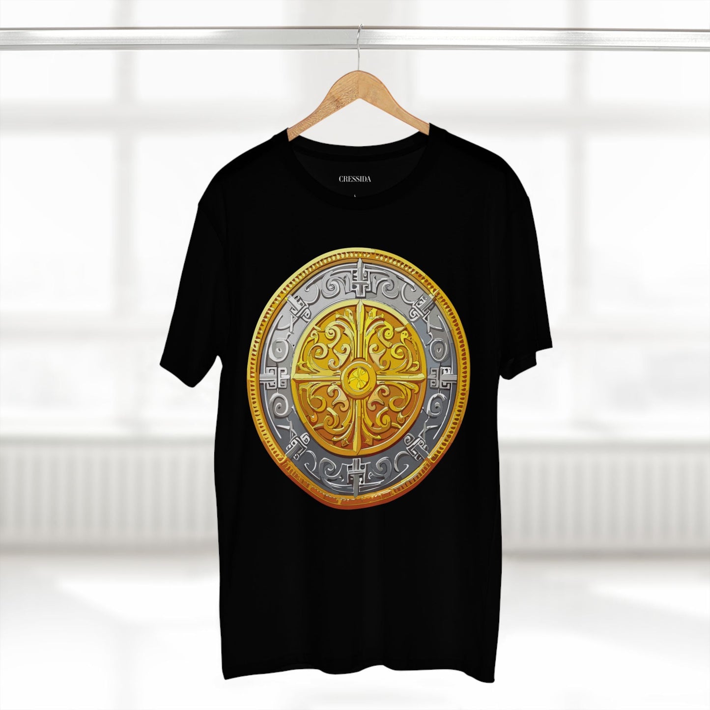 Antique Gold Coin Graphic Design T-Shirt Unisex 100 Cotton With Golden Print Artwork Tee 18