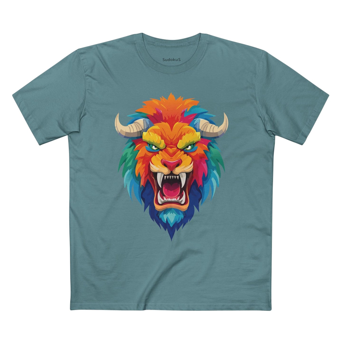 Cartoon Monsters Graphic Unisex 100 Cotton Staple Tee 15