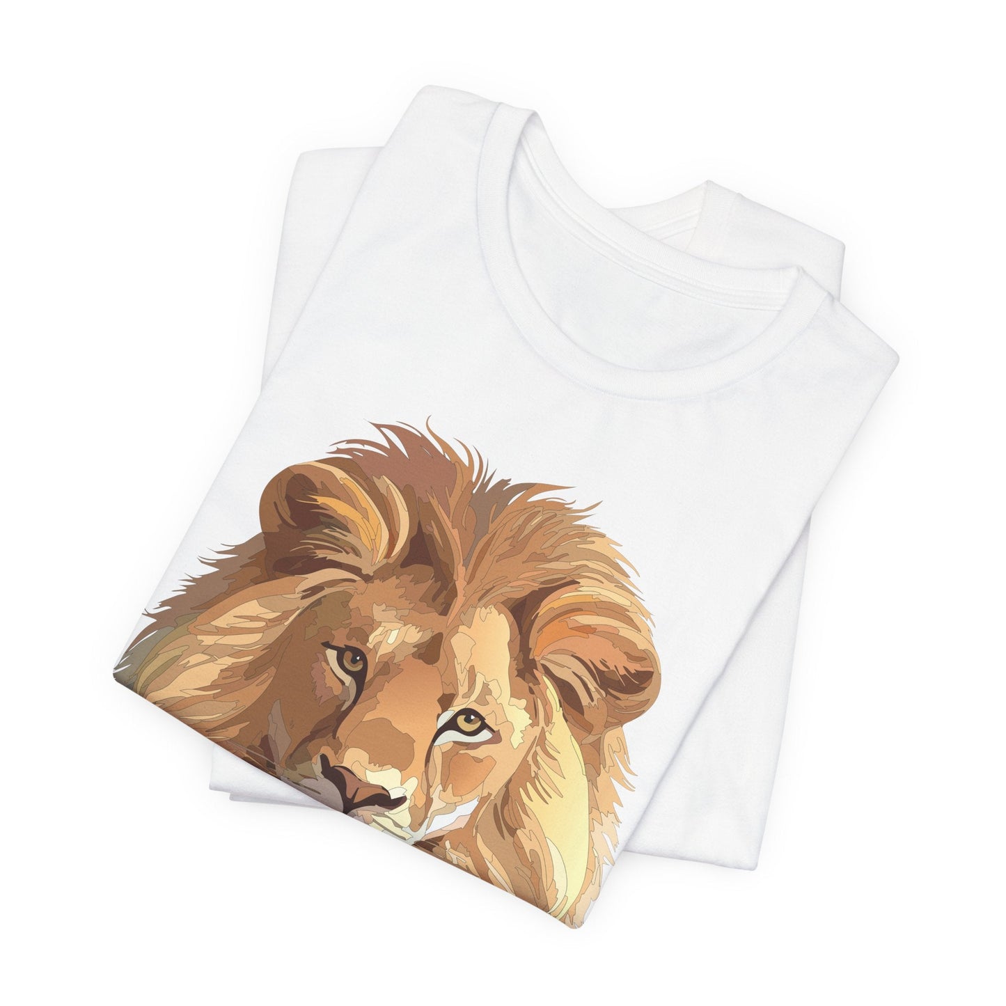 Unisex Animal Art Tee Shirt With Wild Animals Design Gildan 64000 Softstyle Cotton