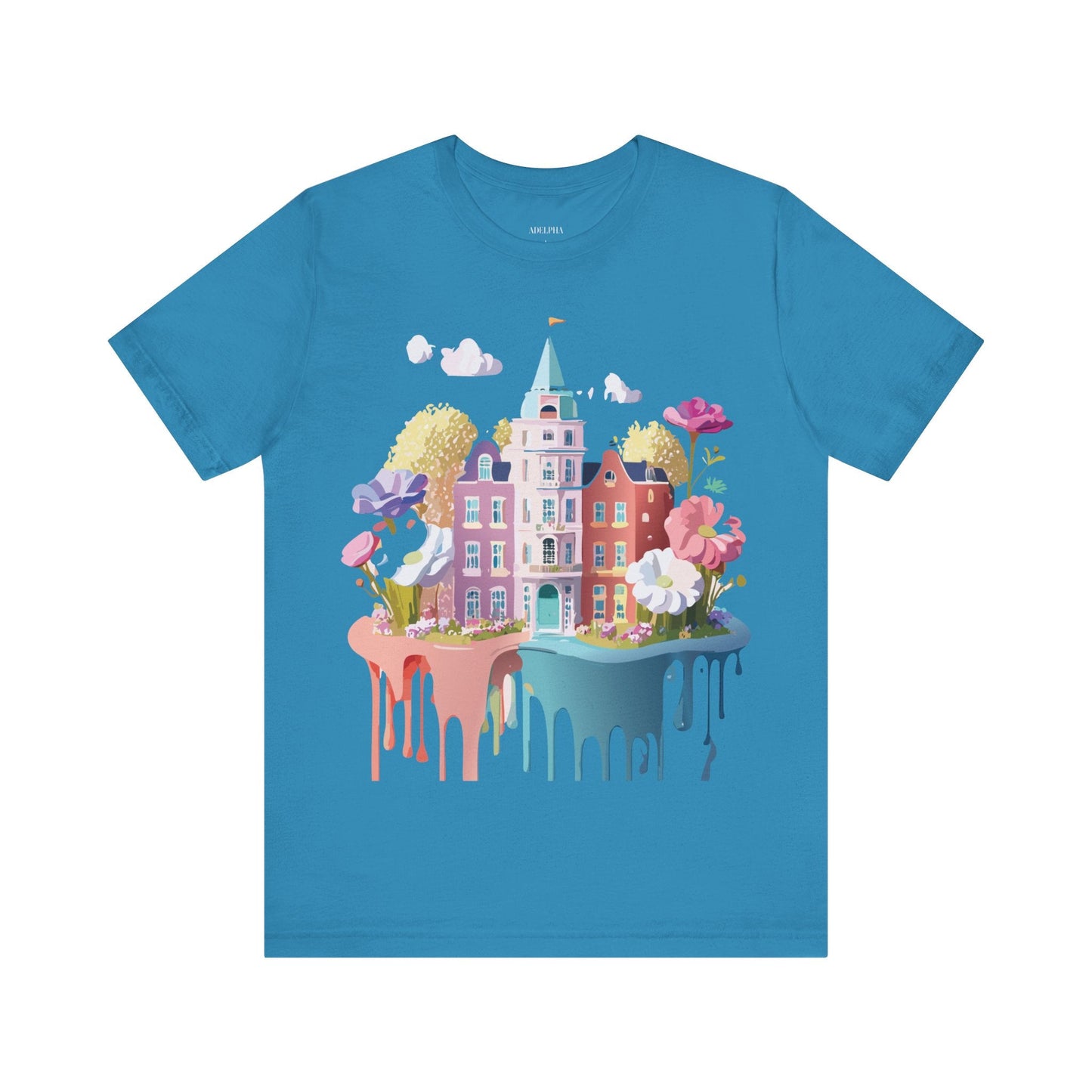 Amsterdam Tourist Shirt Unisex Graphic Tee Vintage Inspired Artwork Art Design By Adelpha