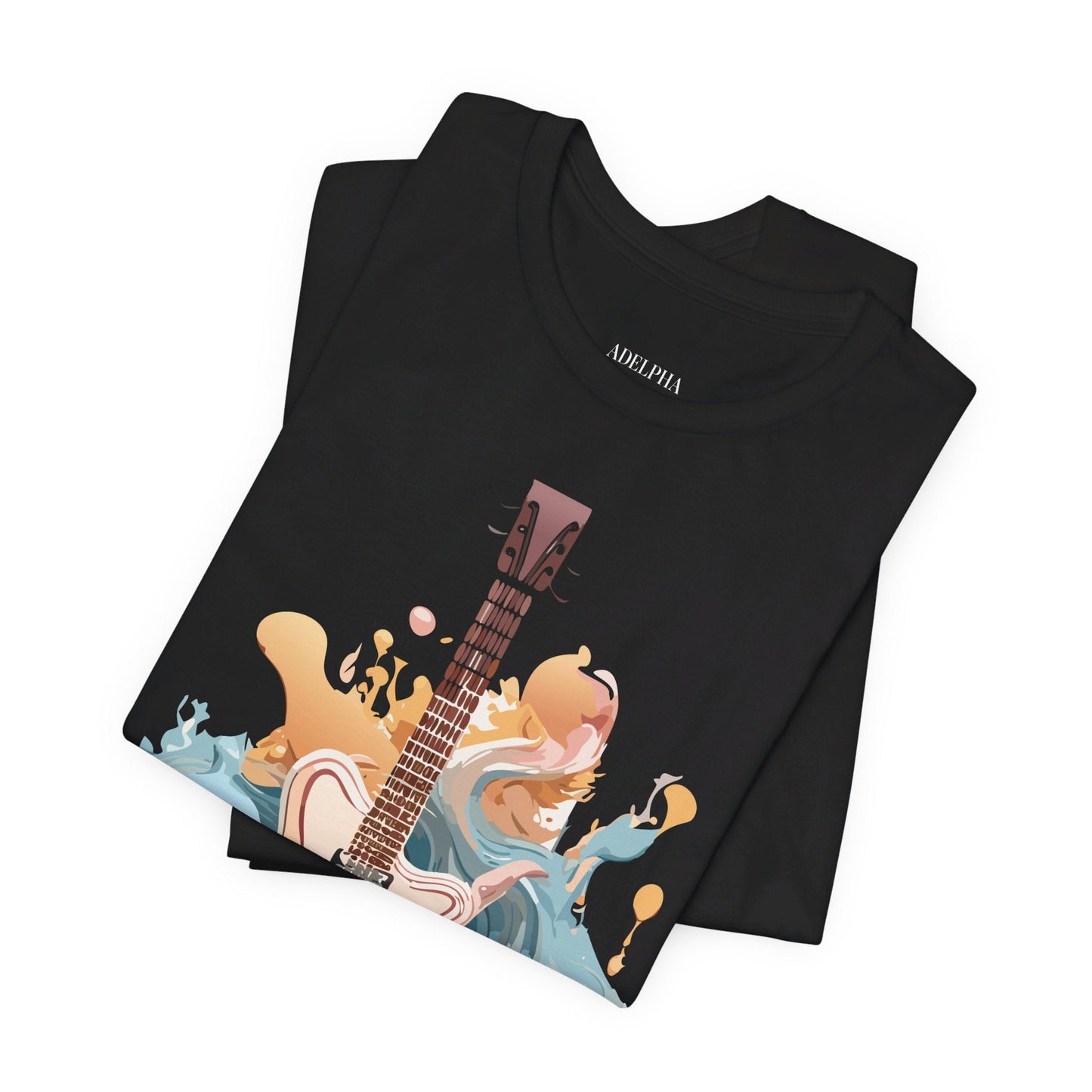 Adelpha Vintage Inspired Graphic Tee Unisex Jersey Short Sleeve Music Design Collectible