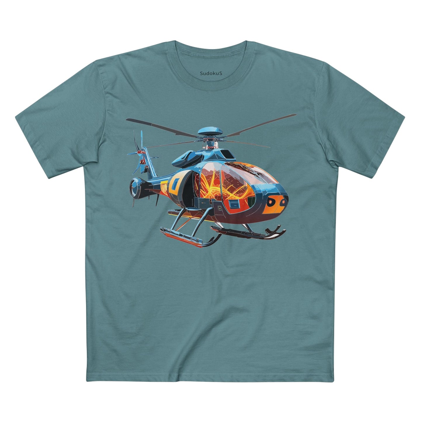Chopper Graphic Unisex 100 Cotton Staple Tee 4