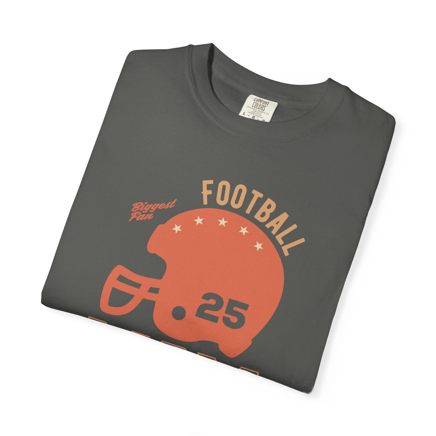 Football Mom T-shirt Mother's Day Mama Tee Unisex Comfort Colors Garment-Dyed Cotton h43