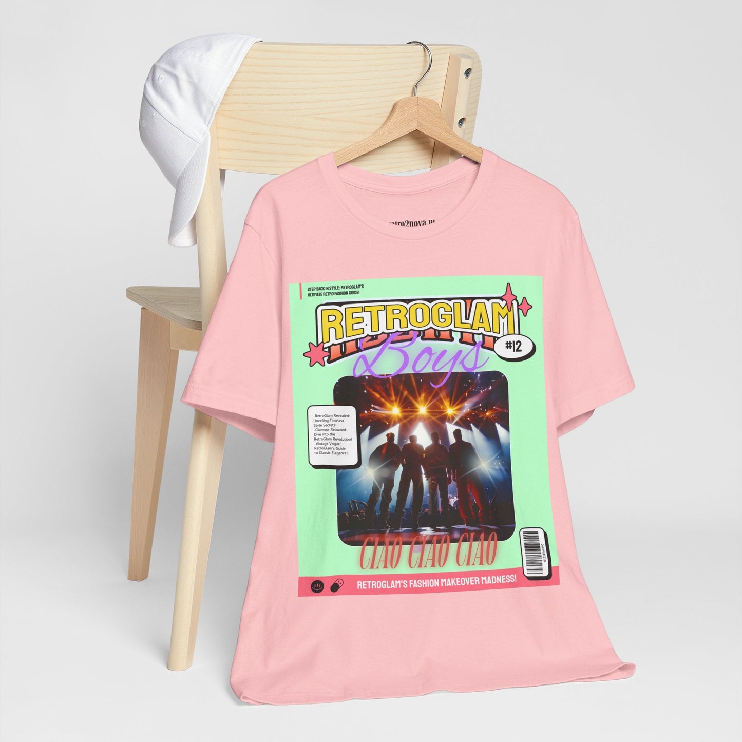 Magazine Cover Shirt Unisex Short Sleeve Tee Lightweight Breathable Fabric
