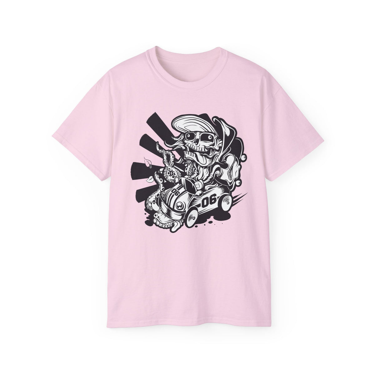 Skull Graphic Tee Unisex 100 Cotton Gildan T-Shirt