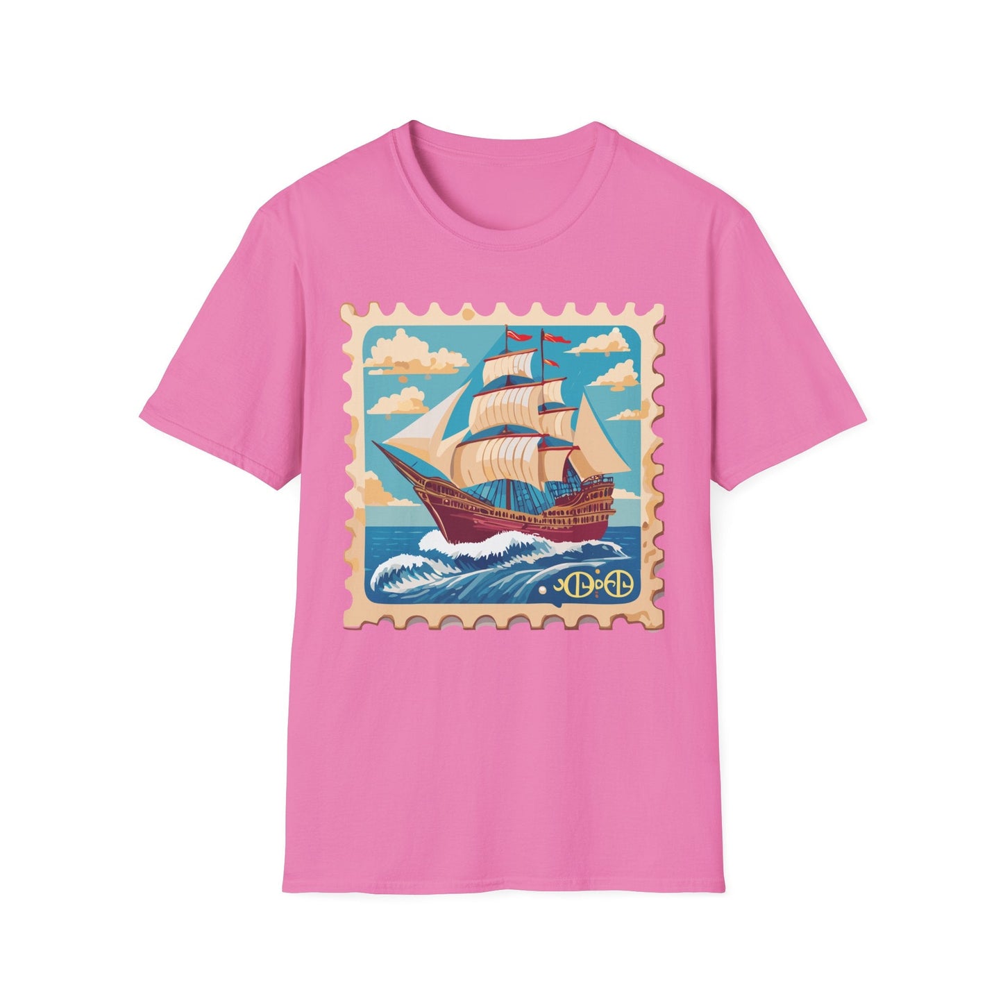 Ship T Shirts Frigate Vessel Tee Unisex Softstyle Gildan 64000 100 Percent Cotton