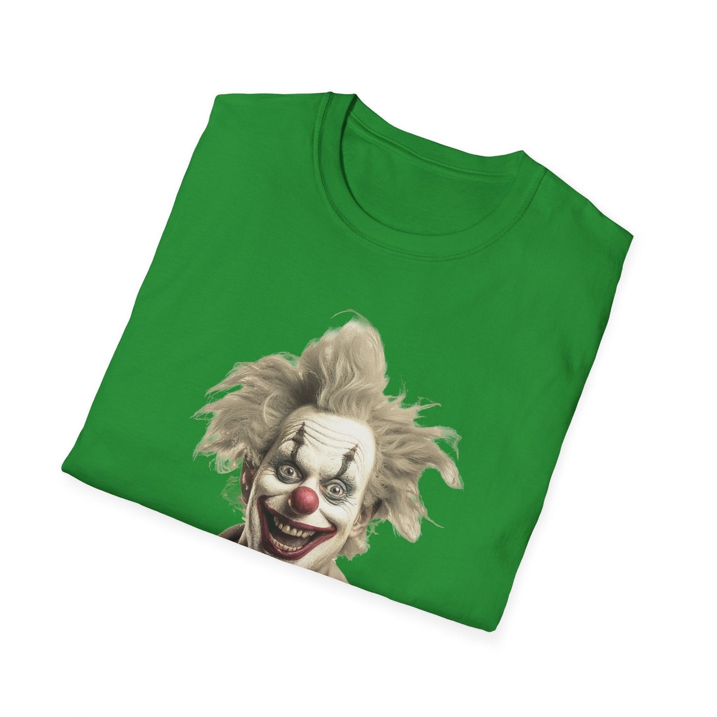 Clown Shirt Unisex T Shirt Funny Man Circus Shirt Scary Man Shirt Softstyle Gildan 64000