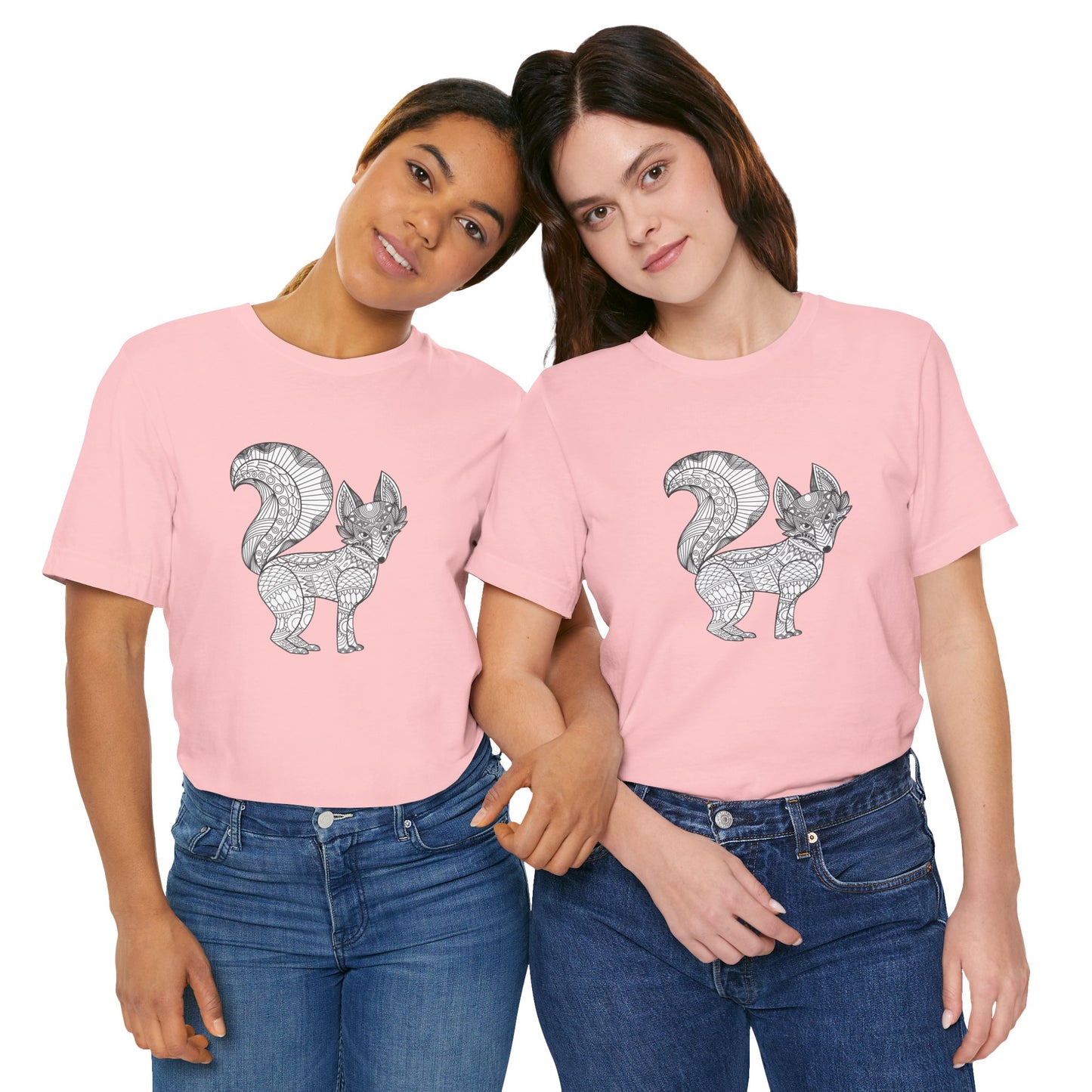 Unisex Tee Shirt with animals Print