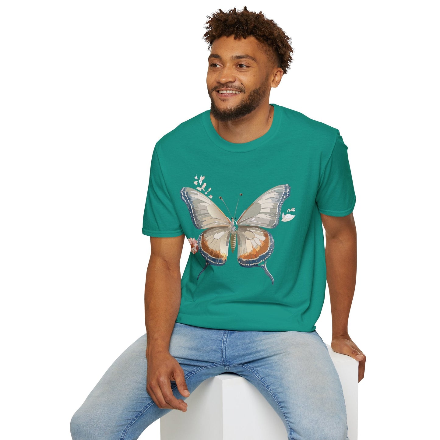 Butterfly Shirt Unisex Softstyle T Shirt Gildan 64000 Monarch Butterfly Tee Everyday Comfort