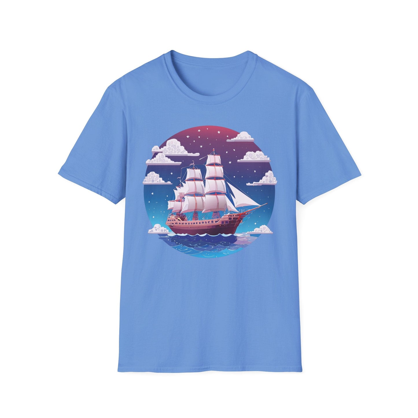 Ship T Shirt Frigate T Shirt Vessel Tee Shirt Unisex Softstyle 100 Percent Ring Spun Cotton