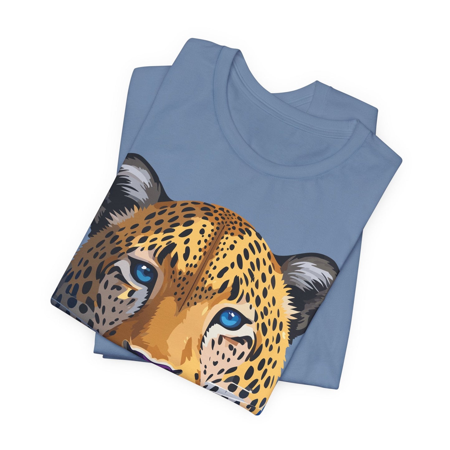 Unisex Animal Graphic Tee Shirt With Wildlife Art Design For Everyday Comfort Short Sleeve