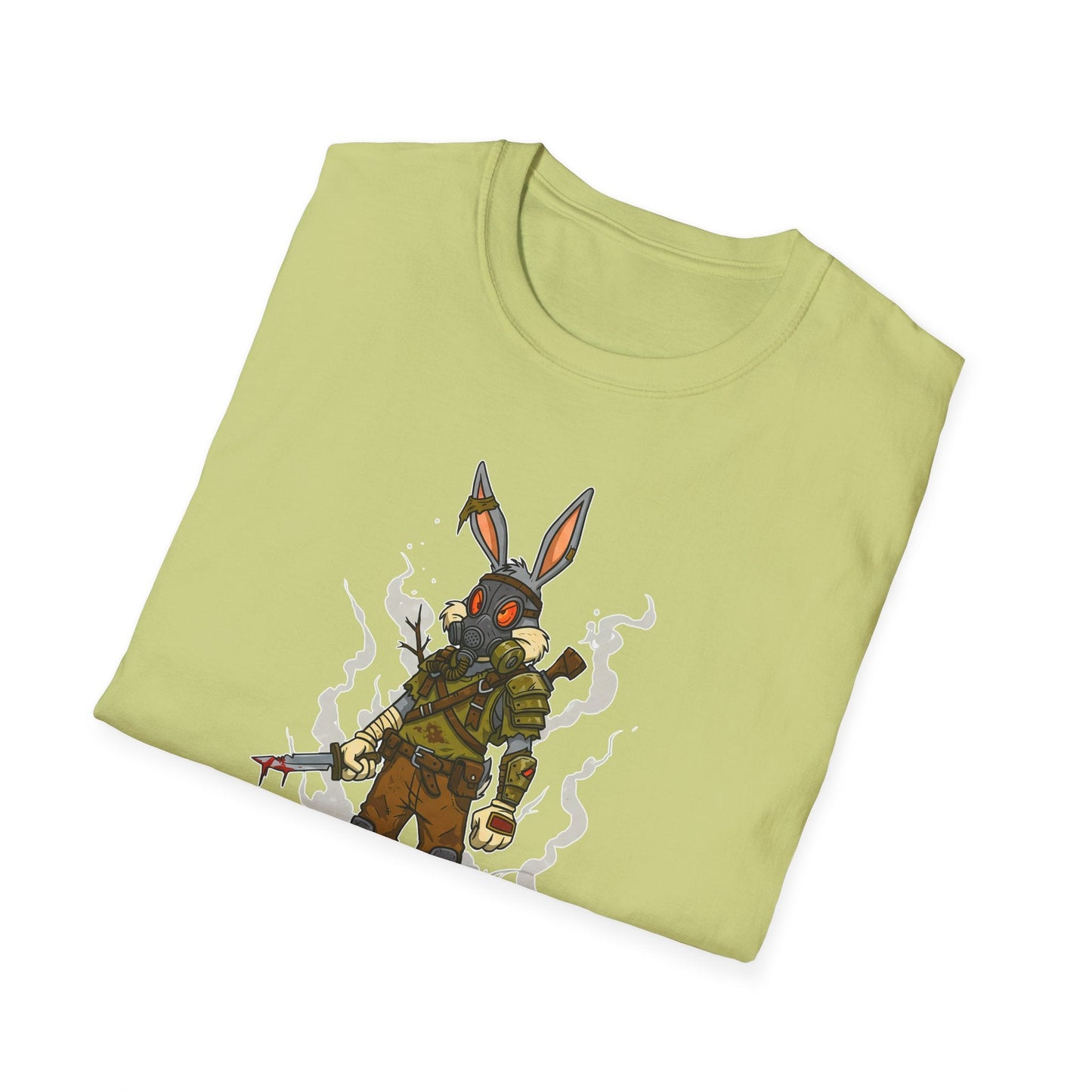 Cartoon Bunny Graphic Unisex Cotton Animal Animation Artwork Design Tee 12