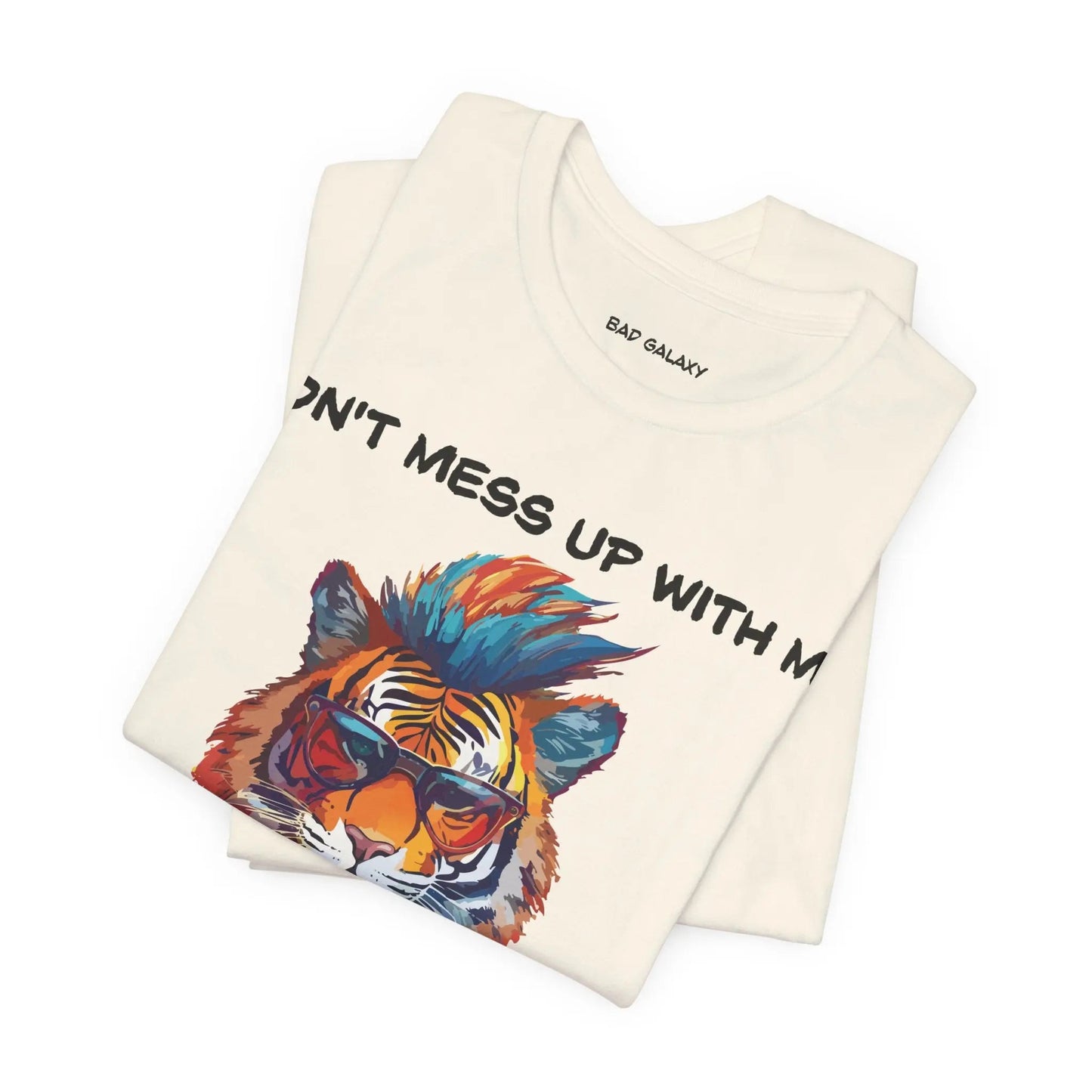 Animal T Shirt Bad Galaxy Made To Order Cotton Tee With Eco Friendly Inks Free Shipping USA
