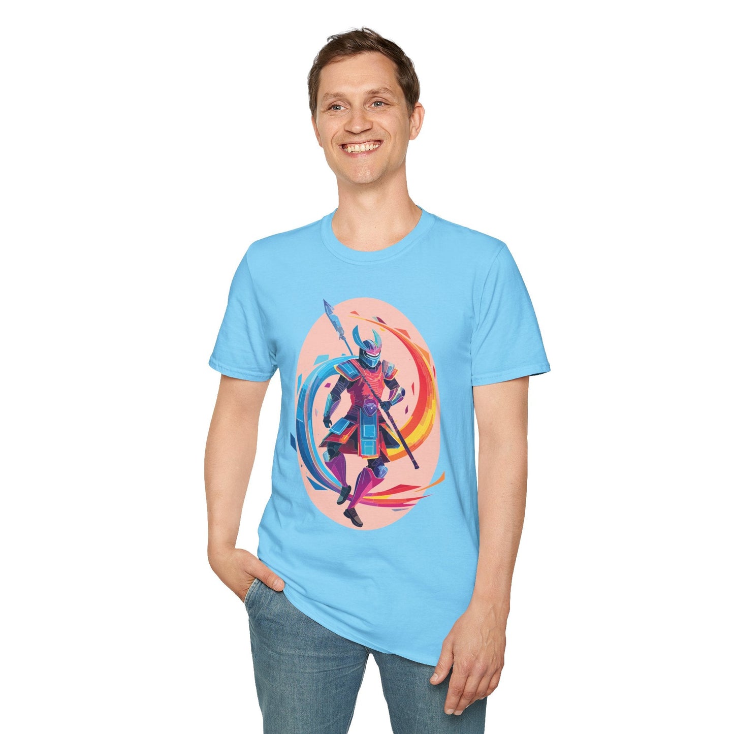 Samurai Shirt Unisex Softstyle T Shirt 64000 Cotton Breathable Everyday Comfort Fit