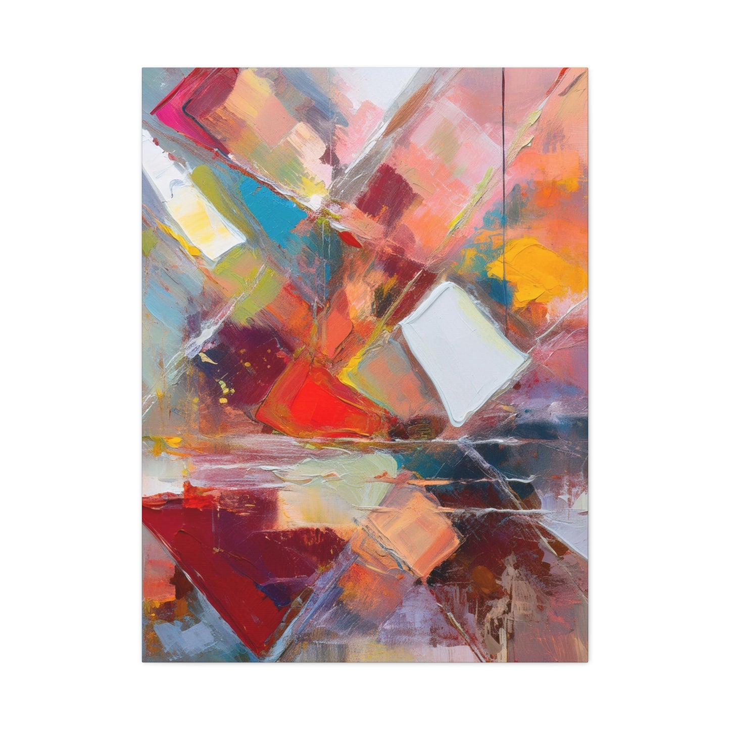 Abstract Oil Painting Print Canvas 20x24,20x30,24x30 24x32,24x36,30x40 32x48,36x48,40x60 Pine-Wood Inner Frame ABS-180