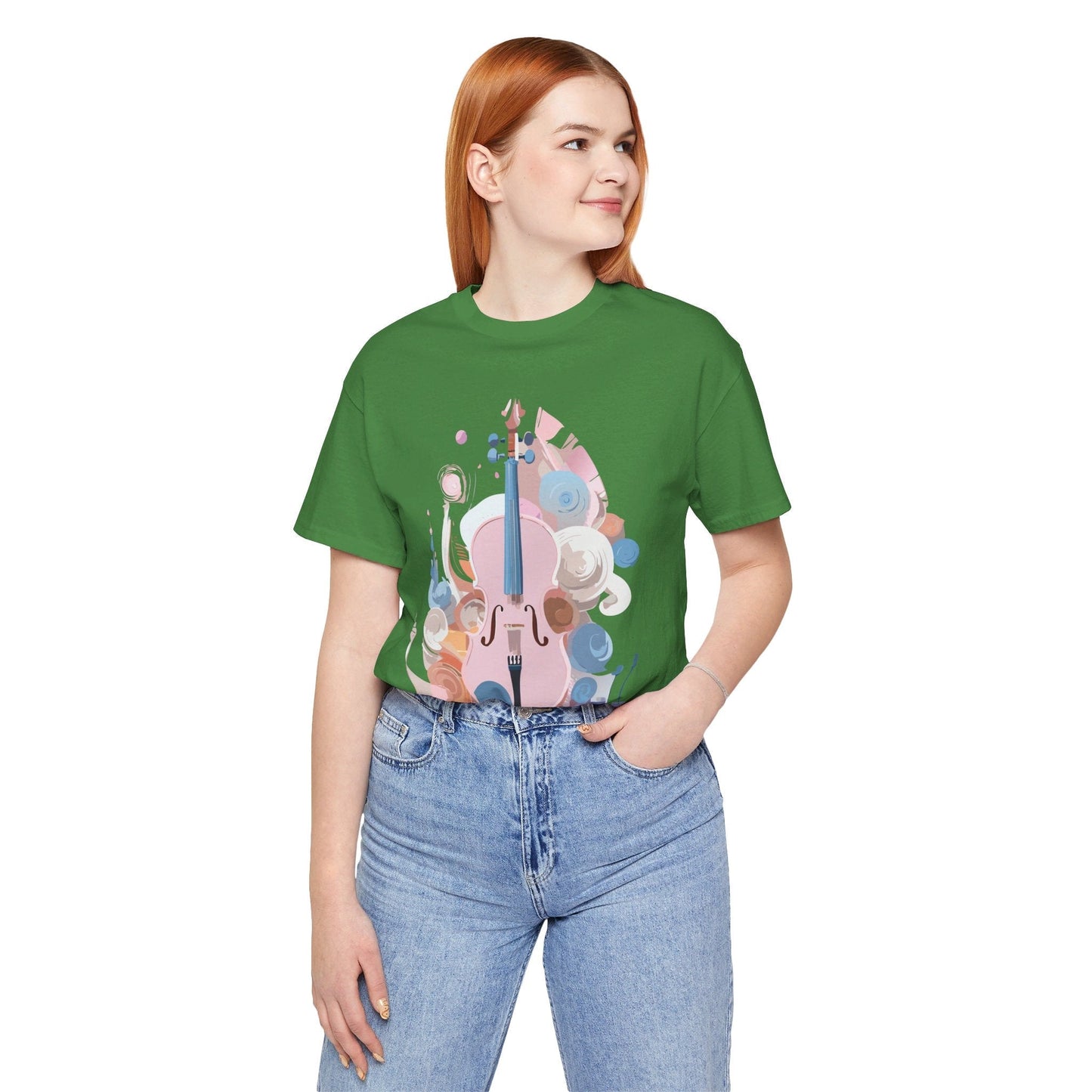 Music T Shirt Unisex Graphic Tee Vintage Inspired Artwork By Adelpha Short Sleeve
