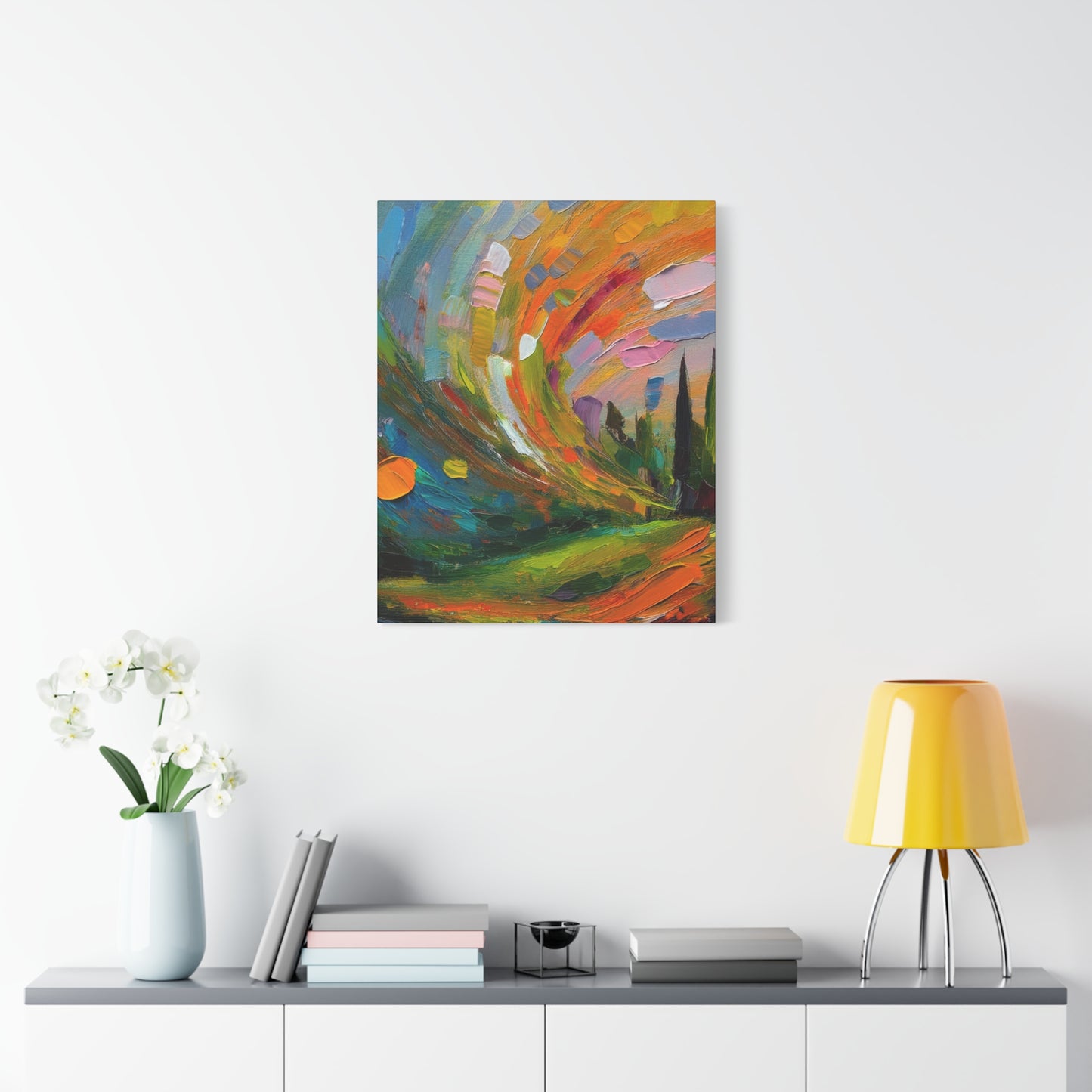 Abstract Oil Painting Print Canvas 20x24,20x30,24x30 24x32,24x36,30x40 32x48,36x48,40x60 Pine-Wood Inner Frame ABS-119