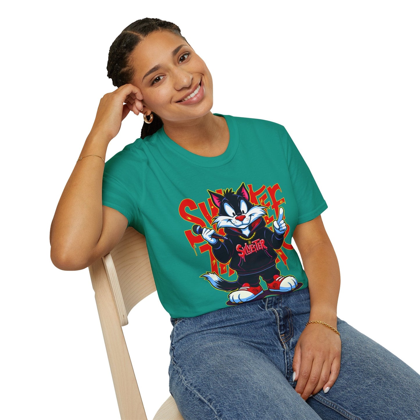 Gildan Softstyle Unisex T Shirt 100 Percent Ring Spun Cotton Cartoon Animation And Funny Animals Tee