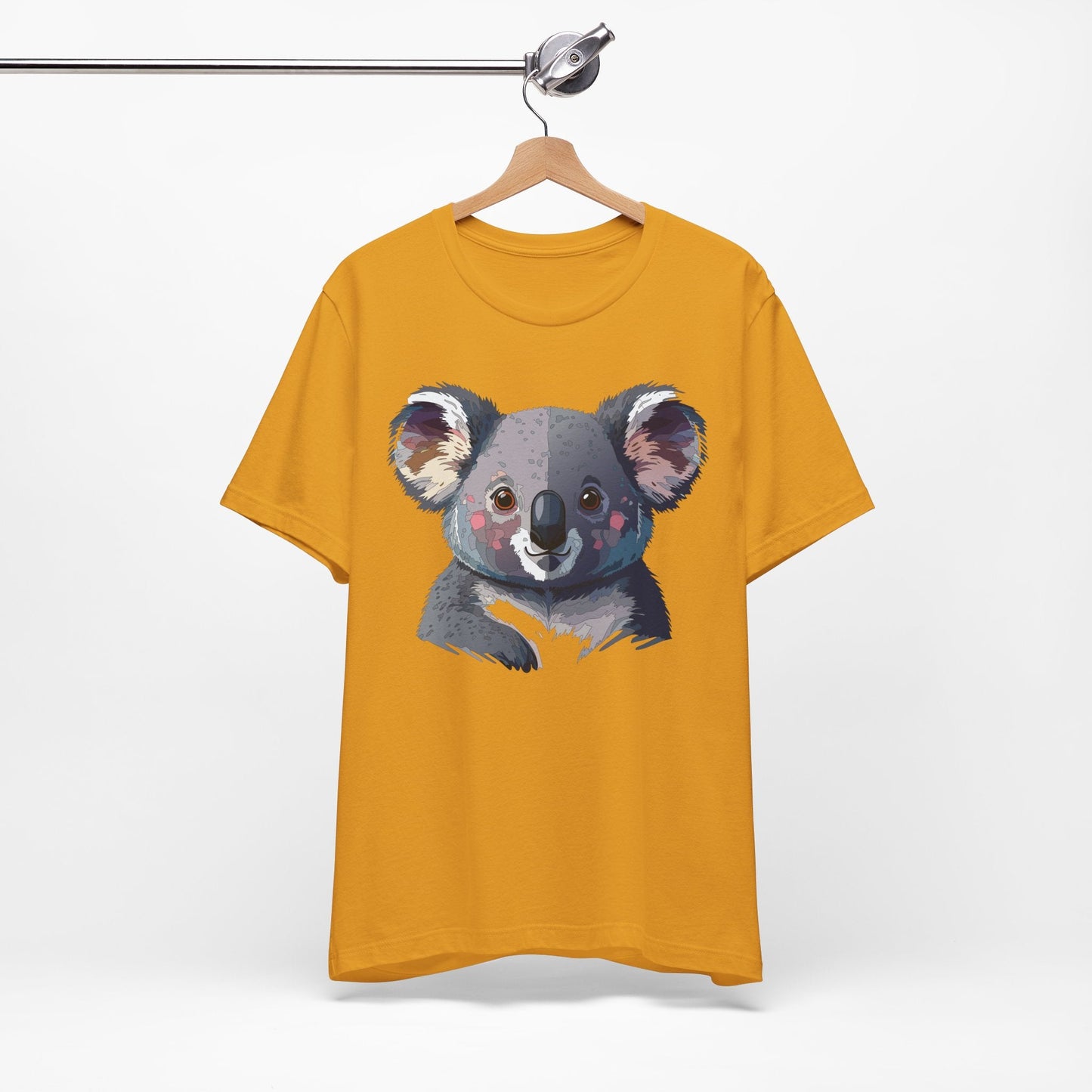 Unisex Animal Shirt With Animal Art Design Tee Wild Animals Short Sleeve Jersey Cotton