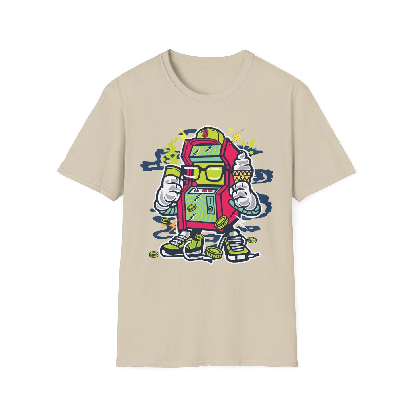 Cartoon T Shirt Animation Tee Funny Graphic Unisex Gildan Softstyle 64000 100 Percent Cotton