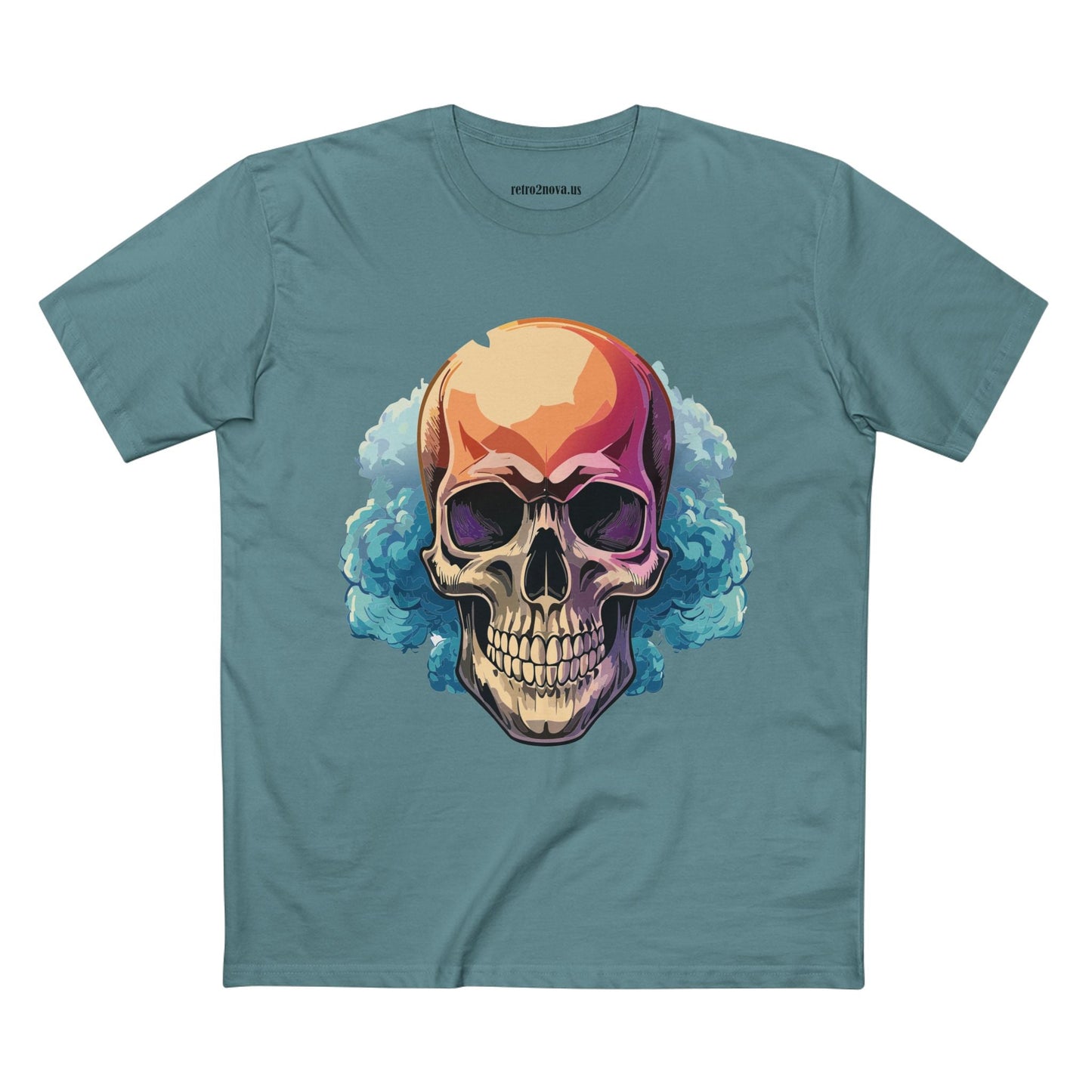 Skull Shirt Skeleton Shirt Unisex Premium Cotton Art Tee From Retro2Nova Original Art Design