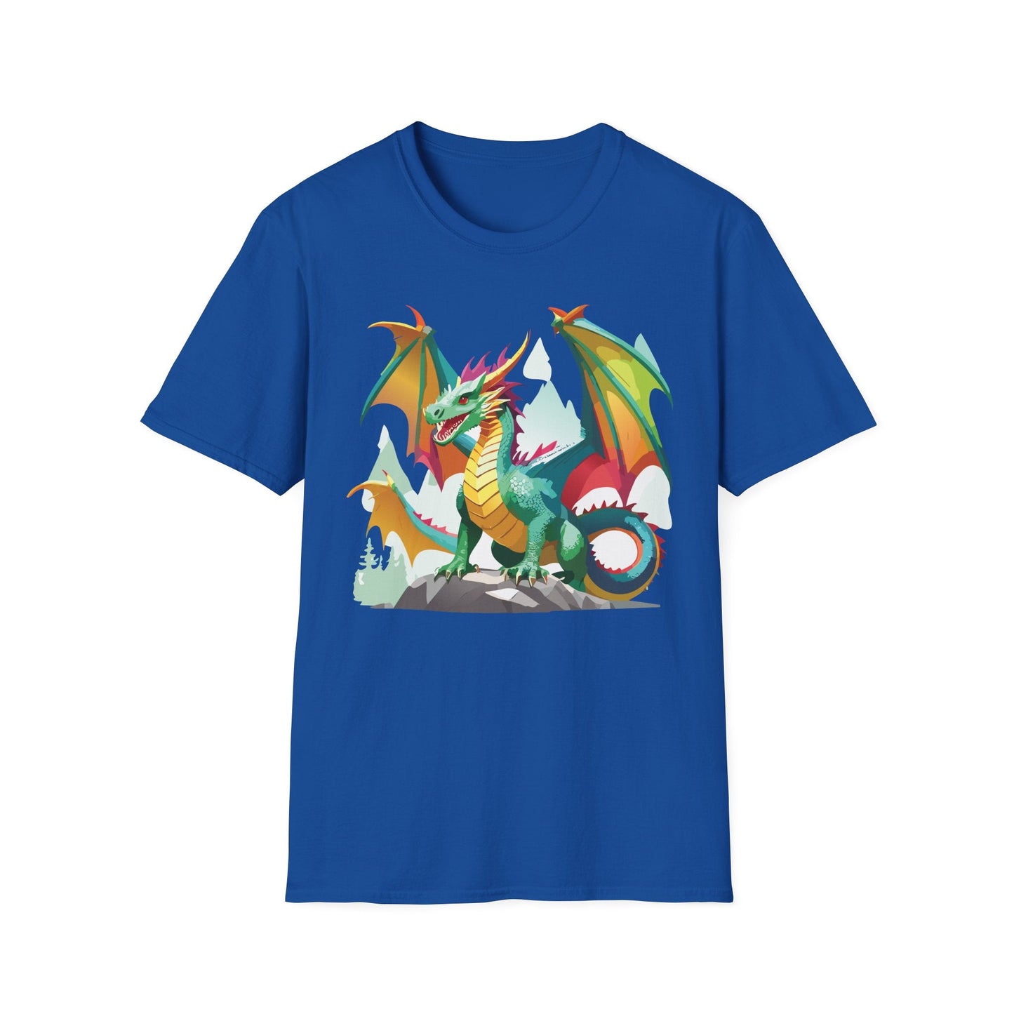 Dragon Graphic T Shirt for Men and Women Unisex Animal Design Softstyle Cotton Tee Premium Quality