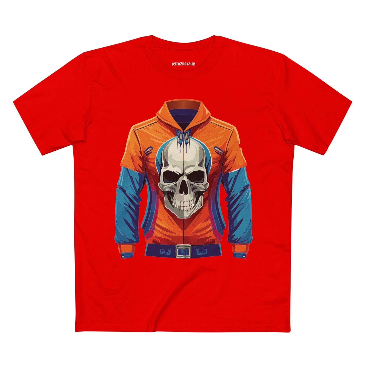Skull And Skeleton Shirt Unisex Premium Cotton Tee Original Art Design Retro2Nova