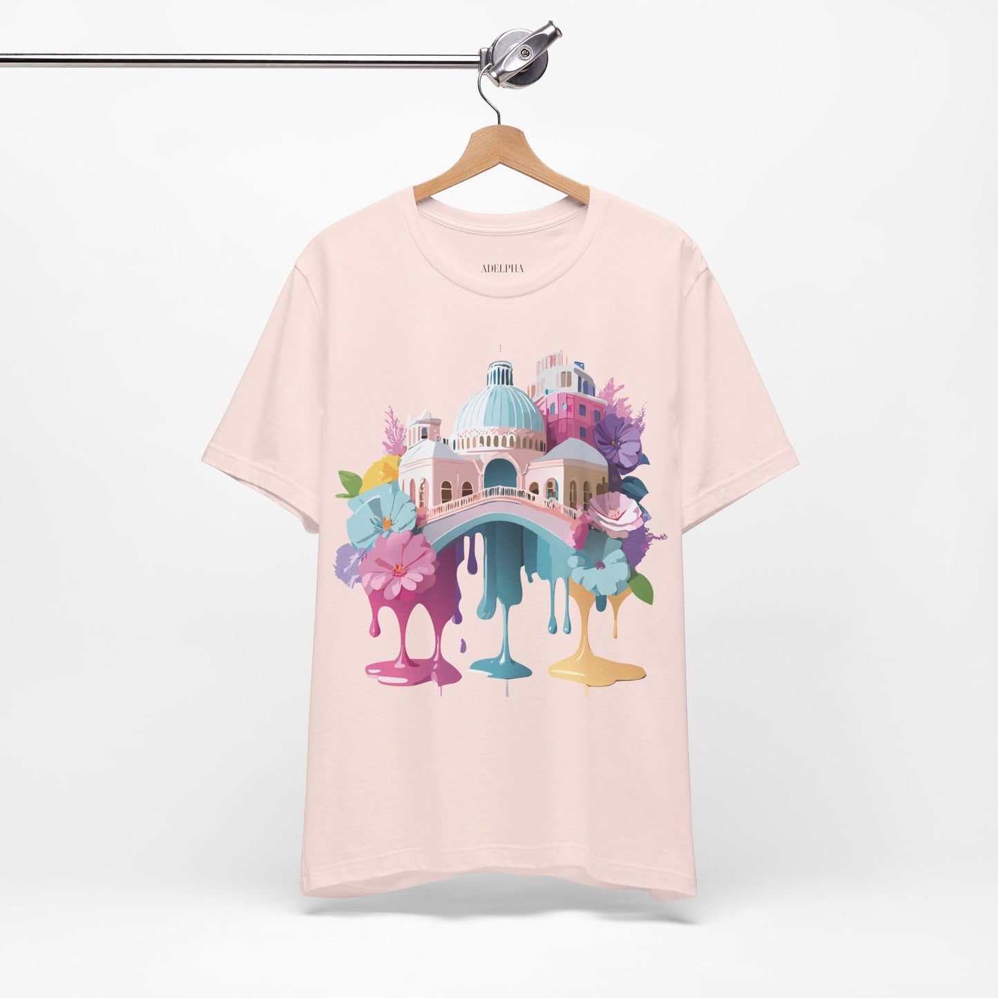Venice Inspired Tourist Shirt Unisex Graphic Tee Adelpha Vintage Artwork Design Art