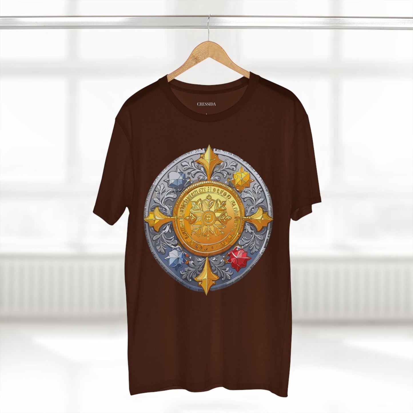 Antique Gold Coin Graphic Design T-Shirt Unisex 100 Cotton With Golden Print Artwork Tee 2