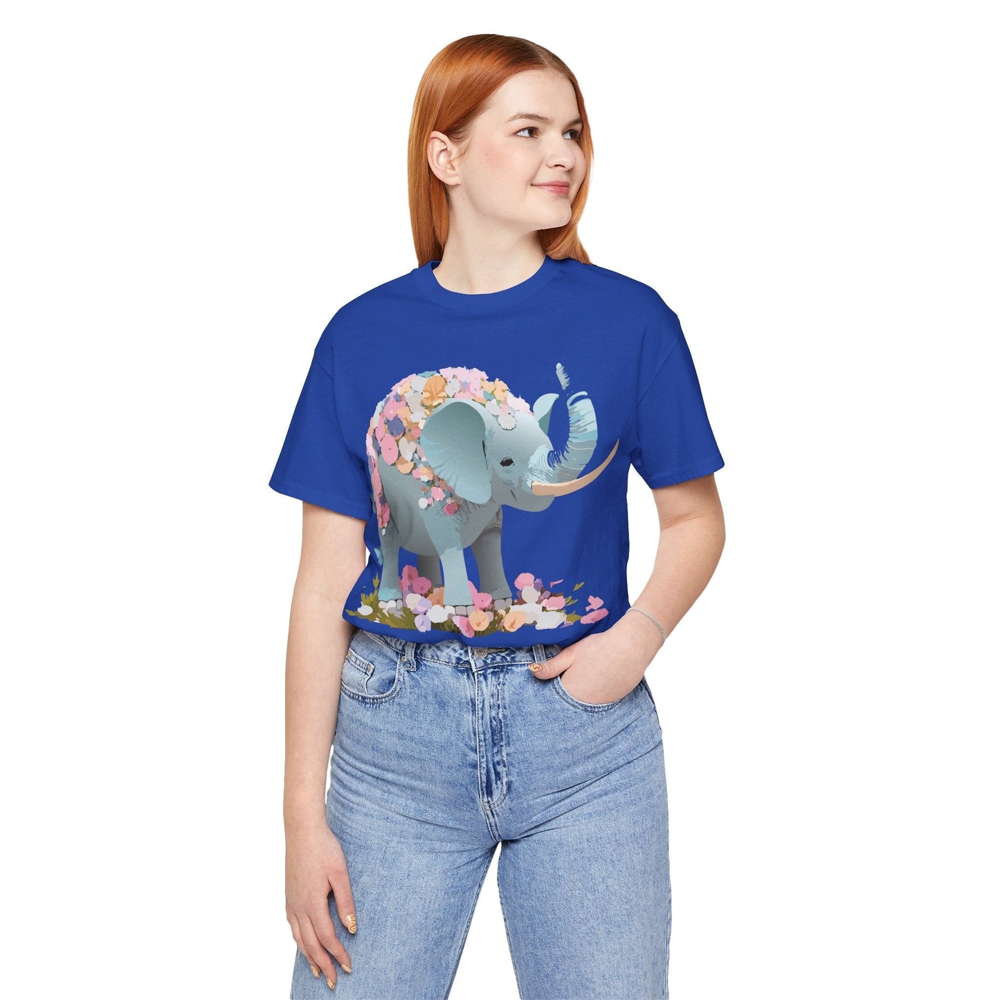 Elephant Graphic T Shirt Unisex Vintage Inspired Art Tee By Adelpha Short Sleeve