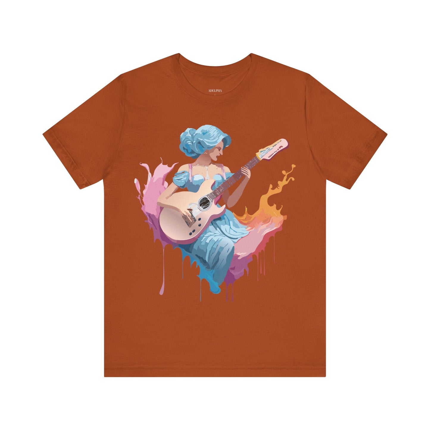 Adelpha Unisex Graphic Tee With Vintage Inspired Art Design Short Sleeve Premium Everyday Wear