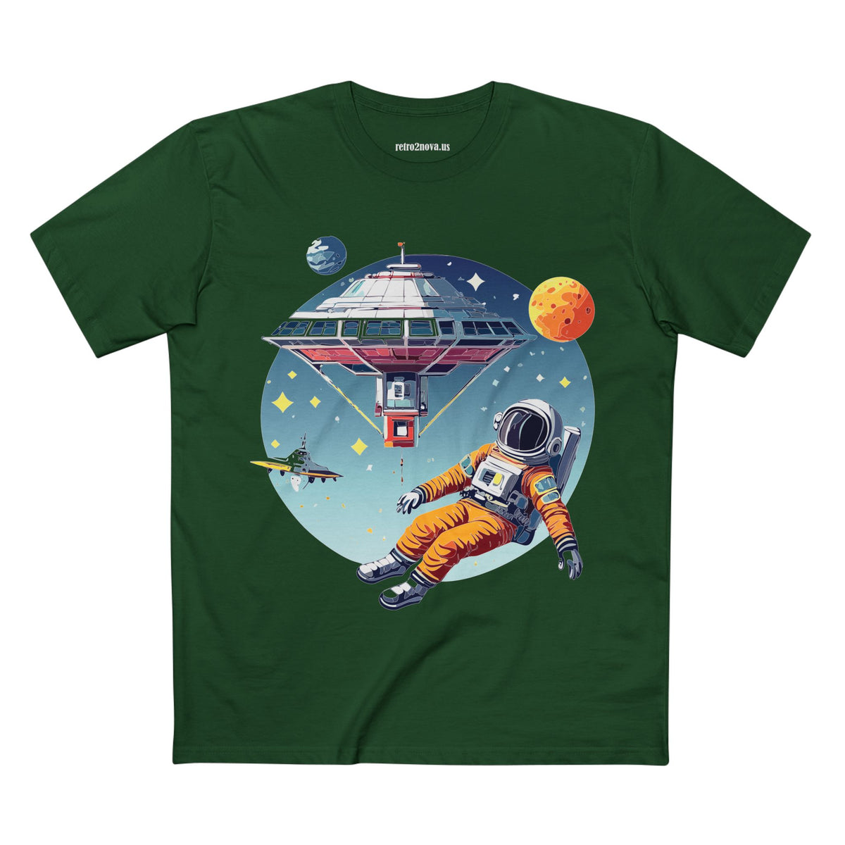 Cosmos Astronaut Graphic Tee Staple Unisex 100 Cotton Tee Shirt - CS-16