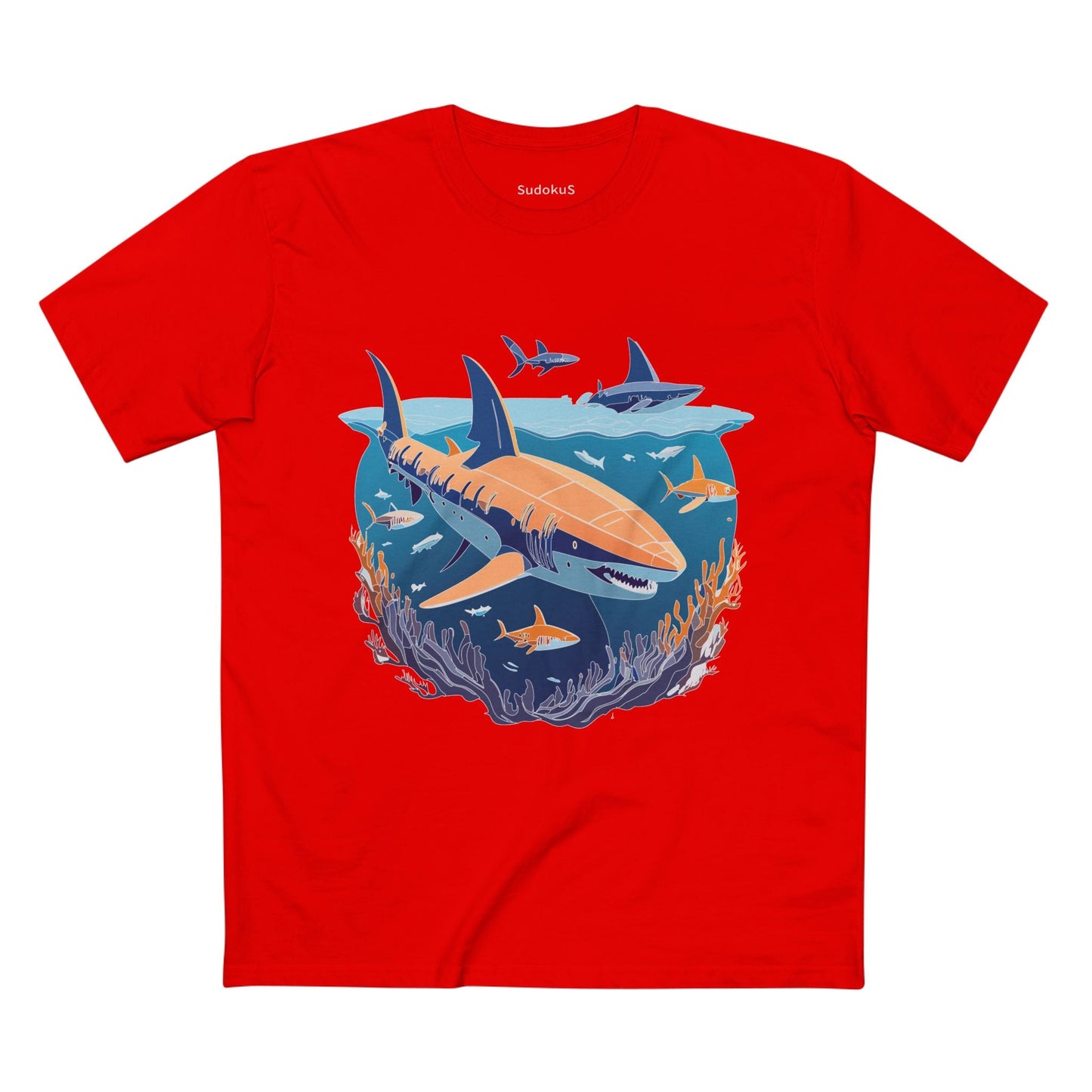 Ocean Coast Graphic Unisex 100 Cotton Staple Tee 10