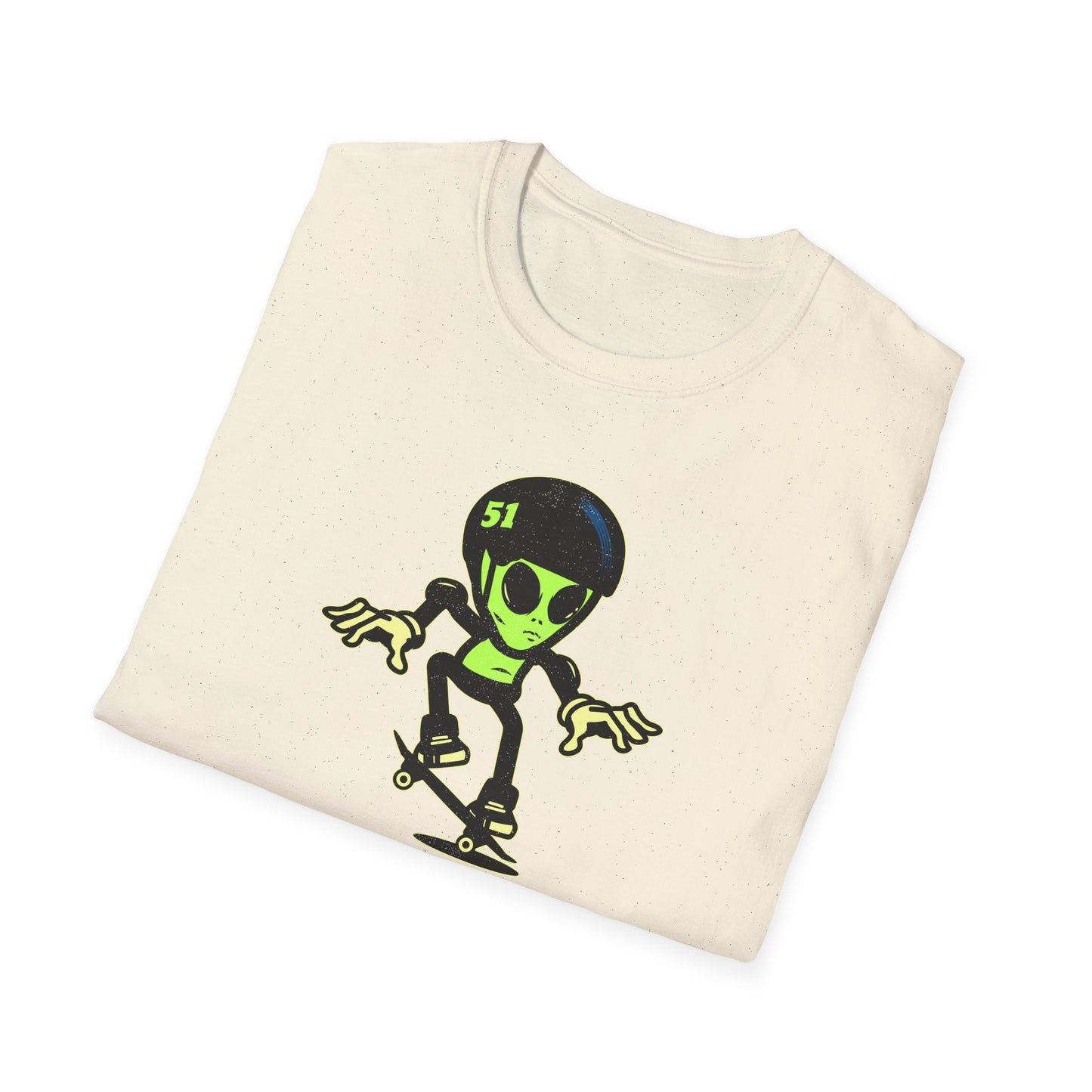 Alien Skateboard Space Invaders Shirt