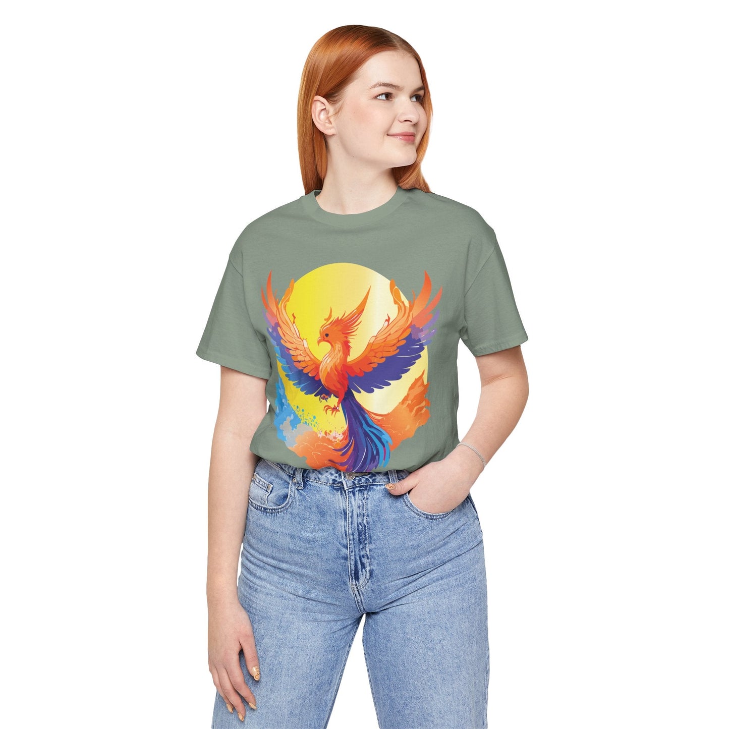 Unisex Animal Print Tee Shirt With Art Design Wild Animals Short Sleeve Comfort Fit